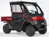 Kawasaki Mule 600 Utility Vehicle with Soft Door Kit